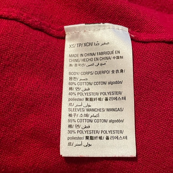Macy’s 🍒 Red Sweater - Sz. XS - Picture 5 of 8
